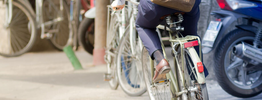 Sécurité à vélo: Trop de pieds d'enfants piégés par les rayons