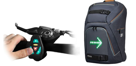 SAC A DOS INTELLIGENT AVEC LED INTEGRE POUR CYCLISTE –