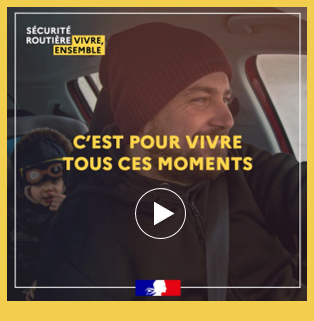 Campagne digitale sécurité routière #VivrePour