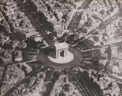 ancienne photo de la place de l'étoile