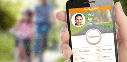 "Mon Appli Vélo" est disponible gratuitement sur iPhone et Android.